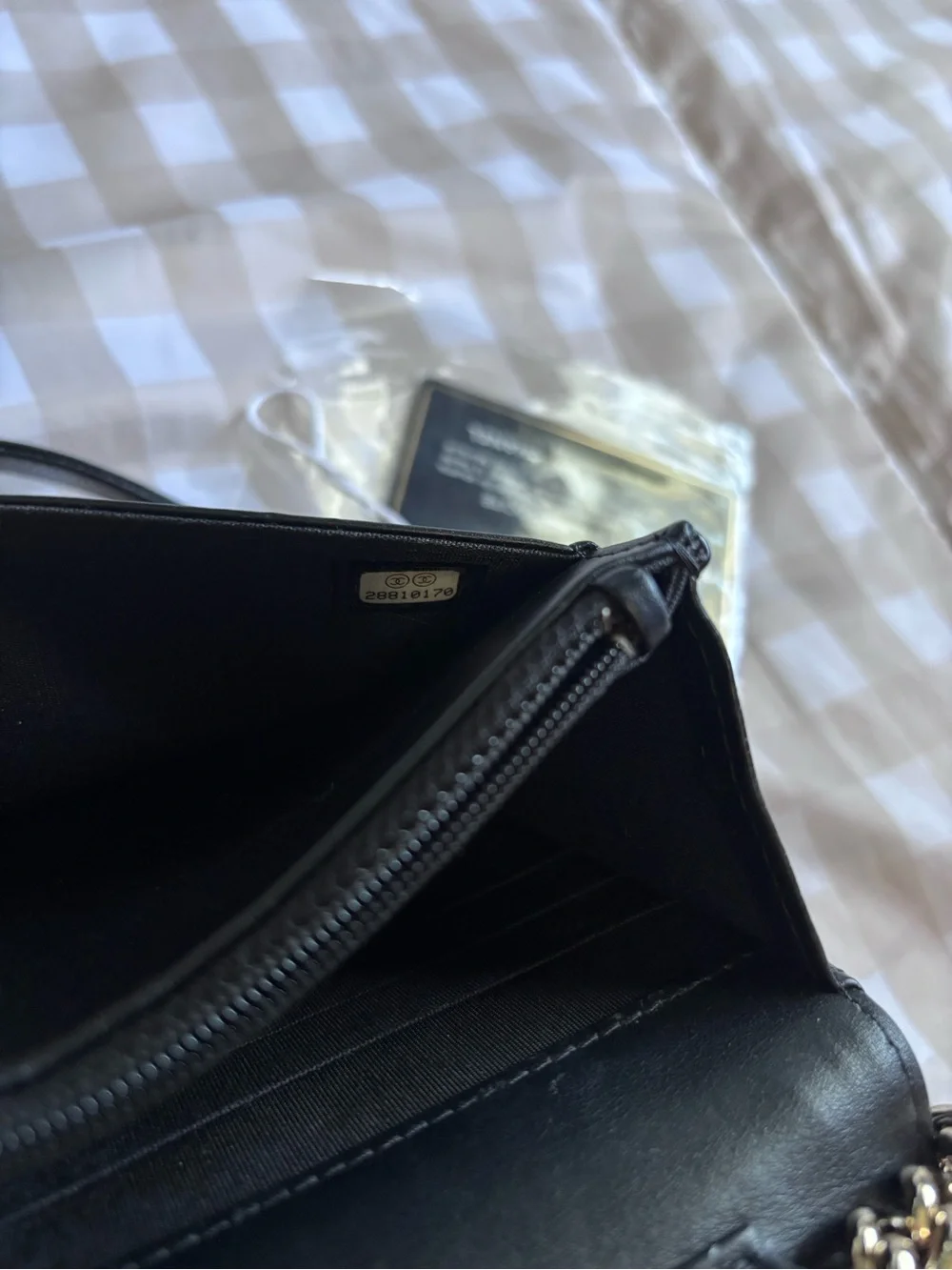 CHANEL wallet chain